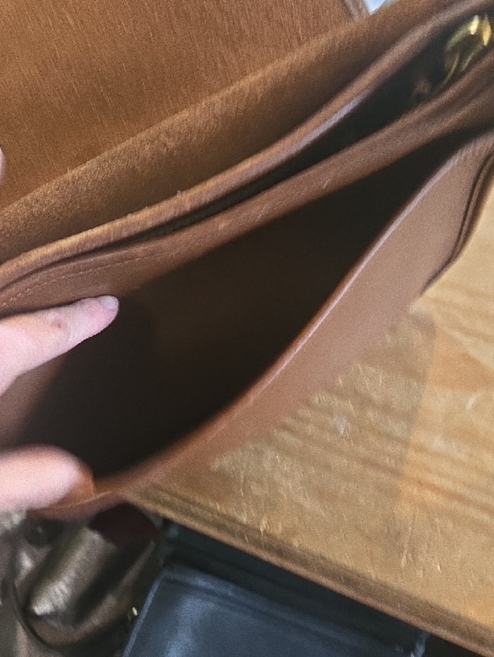 Vintage Coach Brown Leather Crossbody Bag - Picture 5 of 6